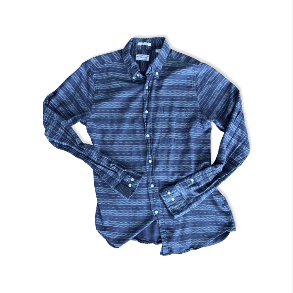 Gant Rugger Indigo Oxford Shirt - MED